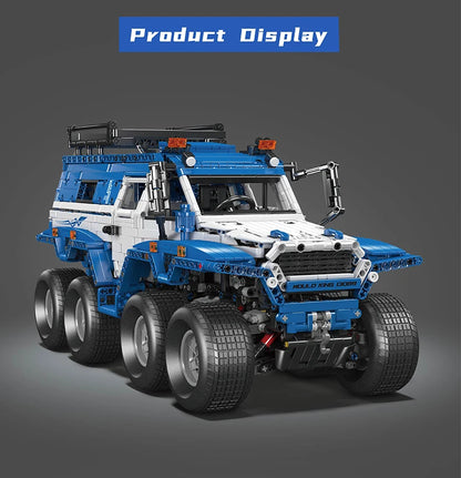 Mould King 13088 13089 Technical Car Toys The RC Avtoros Shaman 8x8 Building Block Assembly Car Brick Set Kids Christmas Gift.