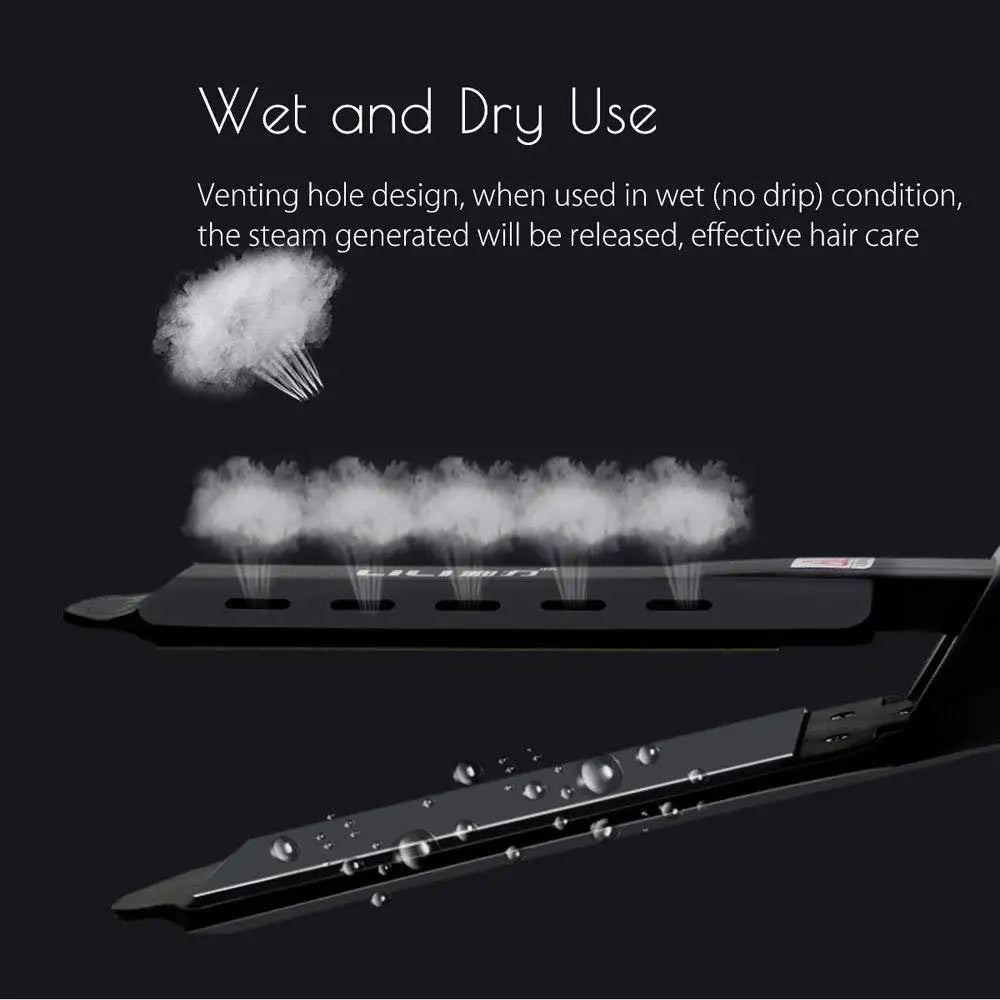 Curling And Straightening Dual Use Hair Straightening Splint Constant Temperature 4 Gears Portable Air Bangs Curling Straightene.