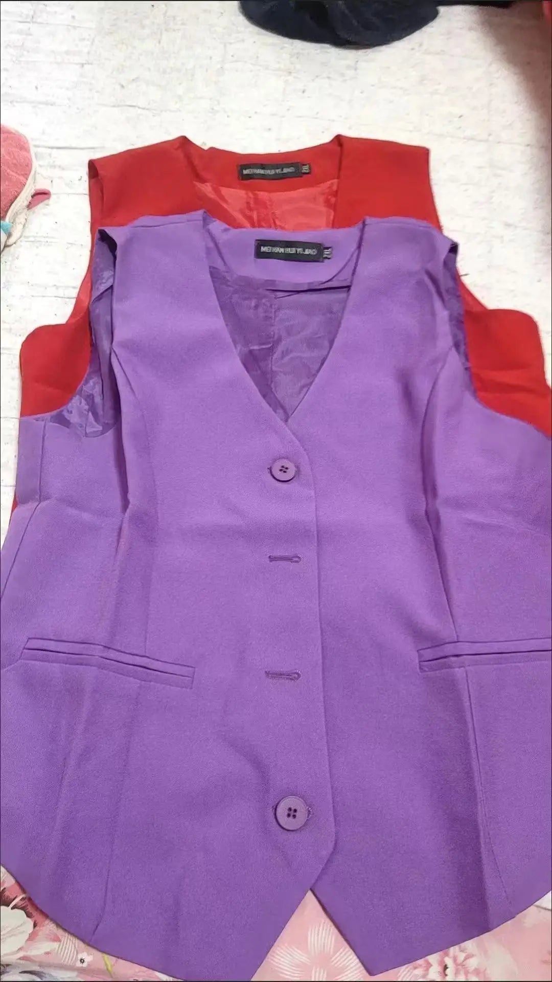 Frühling Sommer Koreanische Mode Weste 2025, Neue Frauen Kurze Mode V-ausschnitt Ärmellose Casual Blazer Weste Mäntel Weibliche Tops