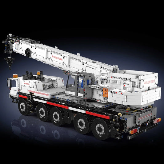 Mould King 17075 Technical Car Toys The RC Motorized LTM 1110 Crane Building Block Heavy-Duty Truck Brick Kids Christmas Gift.