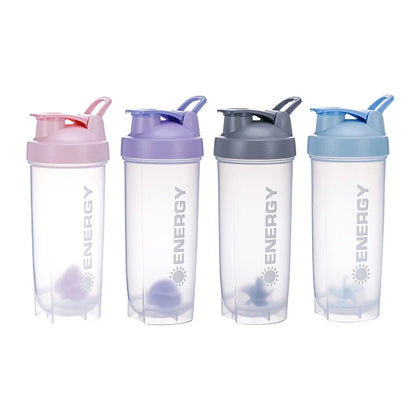 Summer Large-capacity Shaker Cup Outdoor Fitness Milkshake Cup Student Sports Portable Stirring Ball Shock-resistant with Scale.