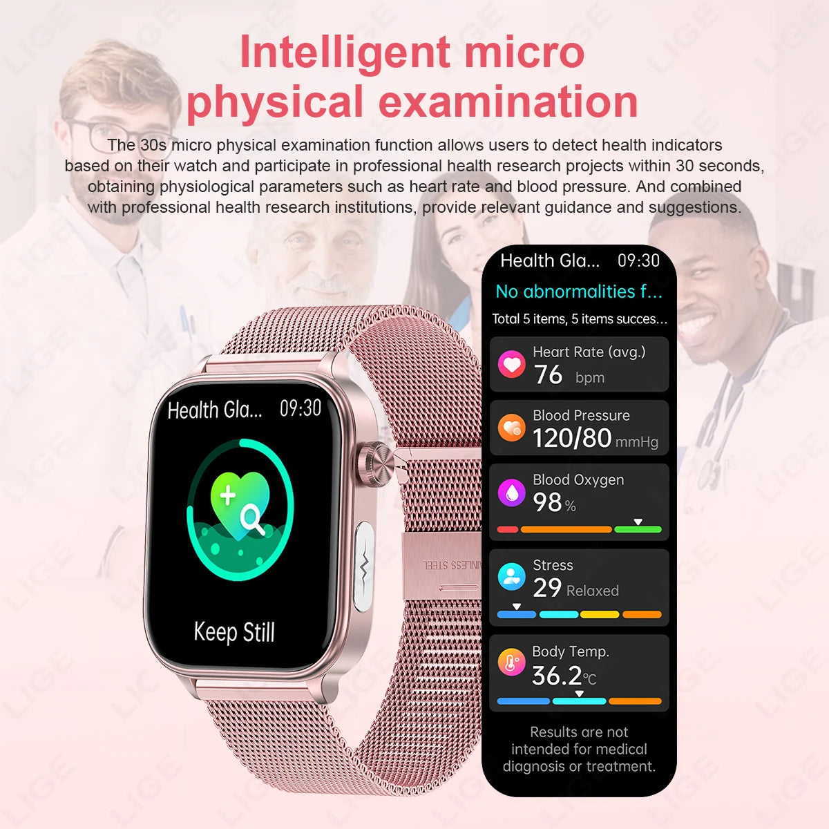 2025 New ECG+PPG Smart Watch Women Heart Rate Blood Lipid Uric Acid Women Menstrual Health Tracker Smartwatches For Android iOS.