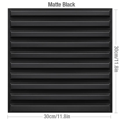 12pcs 30cm 3D Wall Panel Venetian blinds mouldings Living Room Background Decal Tile Mold 3D wall sticker bathroom kitchen wall