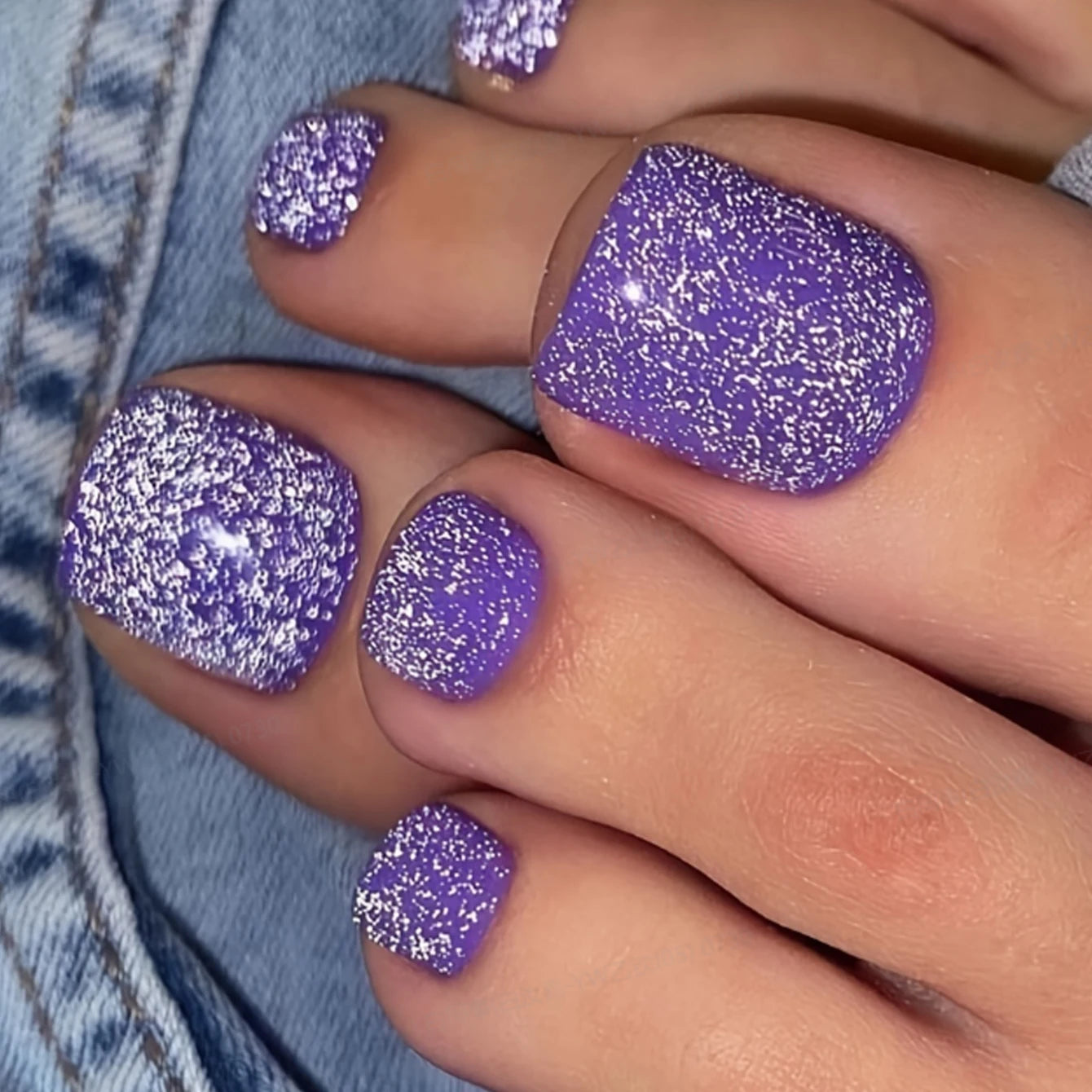 24 PCS Red/White/Black/Yellow/Wine Red Toenails Fake Toe Nails Natural  -Solid Color Square Press on Toenails Short.