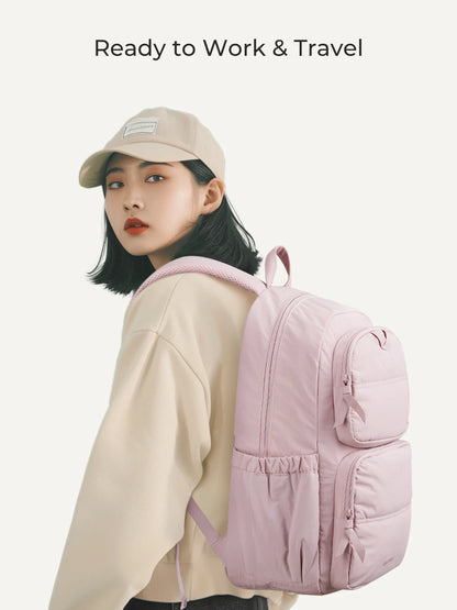 BAGSMART Laptop Backpack Large Capacity Women Casual Travel Bag College School Backpack For Boys Girls.