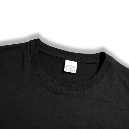 Men's Sports Streetwear Summer Breathable Casual T-shirt Set Outdoor Fitness 2-in-1 Compression Shorts Workout Track Clothes.