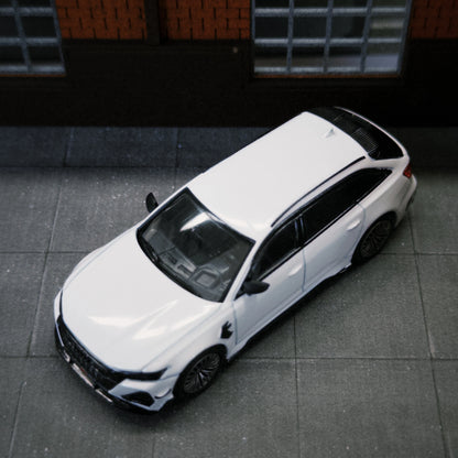 MGT 1/64 RS6 ABT Alloy Diecast Model Car Collection Toy Station Vehicle Gift For Adults （Without  packaging）.