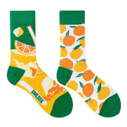 1 Pair Man Women Sock Original AB Tide Socks Colorful Cat Dog Koala Cow Cotton Socks Four Seasons Unisex Medium tube Socks Gift