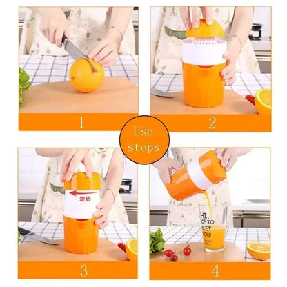 1PC Outdoor Potable Juicer Machine Orange Juice Cup Portable Manual Citrus Juicer for Orange Lemon Fruit Squeezer Child.
