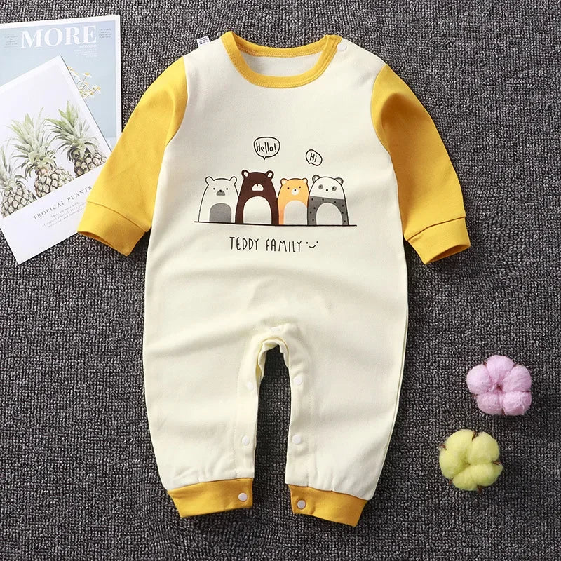 Kinder Overall Babykleidung Strampler Neugeborenen Body Babykleidung Junge Mädchen Artikel Baumwolle Kleinkind Nachtwäsche Einteiliges Outfit.