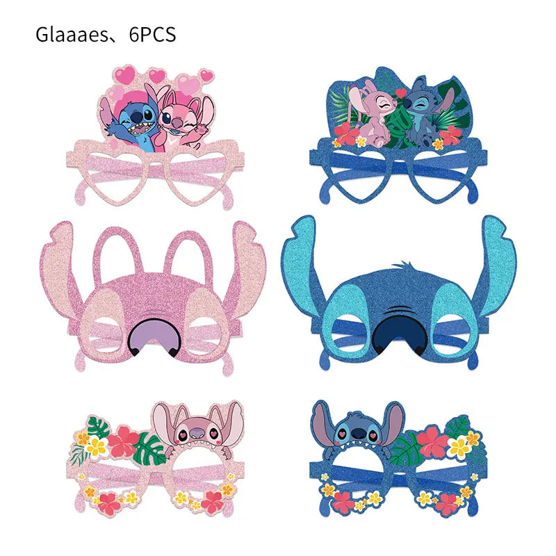 Disney Stich Geburtstag Dekorationen Einweg Geschirr Teller Serviette Stroh Tischdecke Folie Ballon Party Liefert Kinder Geschenke