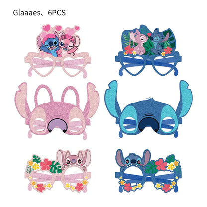 Disney Stich Geburtstag Dekorationen Einweg Geschirr Teller Serviette Stroh Tischdecke Folie Ballon Party Liefert Kinder Geschenke