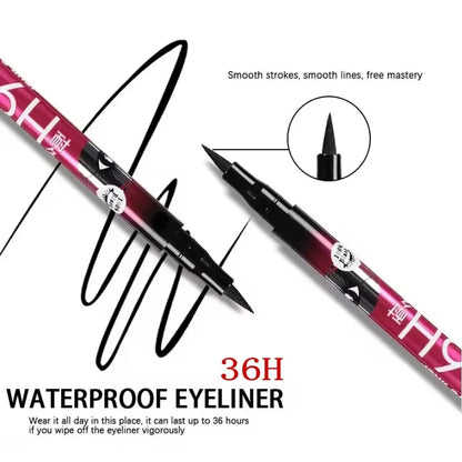 Make Up Ultimate Black Liquid Eyeliner Long-lasting Waterproof 36H Ultra Fine Eye Liner Pen High quality Cosmetic Beauty Tools.