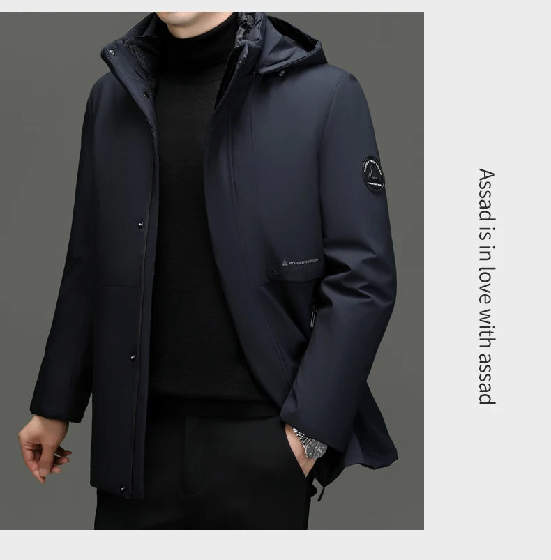 Top Grade Brand Casual Fashion Designer Warm Parka Coat Mens 2025 Newest Winter Jacket Quilted Windbreaker  Mens Clothes.