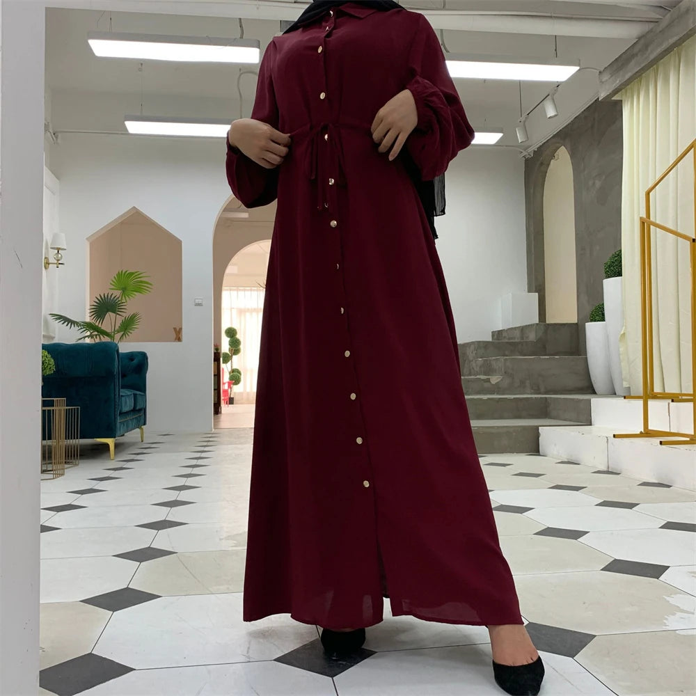 Ramadan Eid Red Abaya Damen Dubai Islamic Women Muslim Modest Dresses Kebaya Kaftan Robe Musulmanes Femme Vestidos Para Mujer.