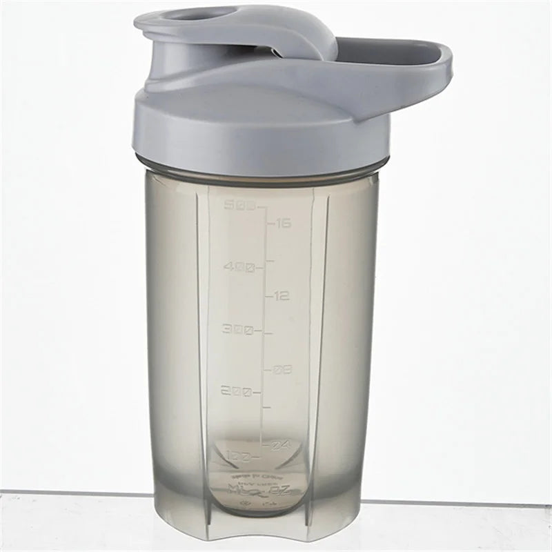 Shake Cup Sports Fitness Water Bottle Milkshake Cup Sports Plastic Water Cup Creative Plastic Drinking Cup Protein Powder Cup