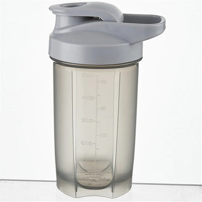 Shake Cup Sports Fitness Water Bottle Milkshake Cup Sports Plastic Water Cup Creative Plastic Drinking Cup Protein Powder Cup