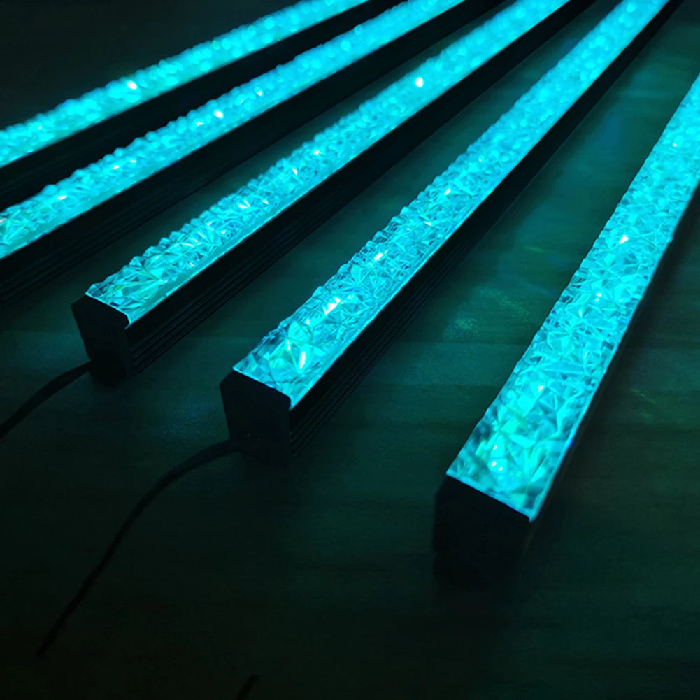 COOLMOON ARGB LED Strip Light 5V 3Pin/Small 4Pin Diamond Magnetic Colorful Atmosphere DIY Lamp Bar for PC Computer Case Chassis.