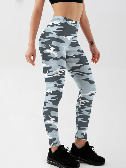 Fashion Women camouflage Leggings For Fitness High Waist Gym Legging Push Up Women navy Leggings.