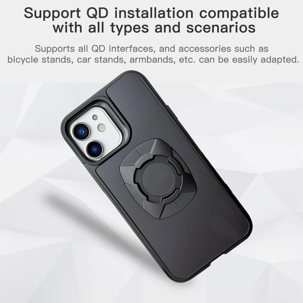 Twsit Lock Phone Case Holder MotorCycle Bicycle iPhone case Quick Lock Fit for Quad System Phone Mount/Holder 14 15 16 Pro Max.