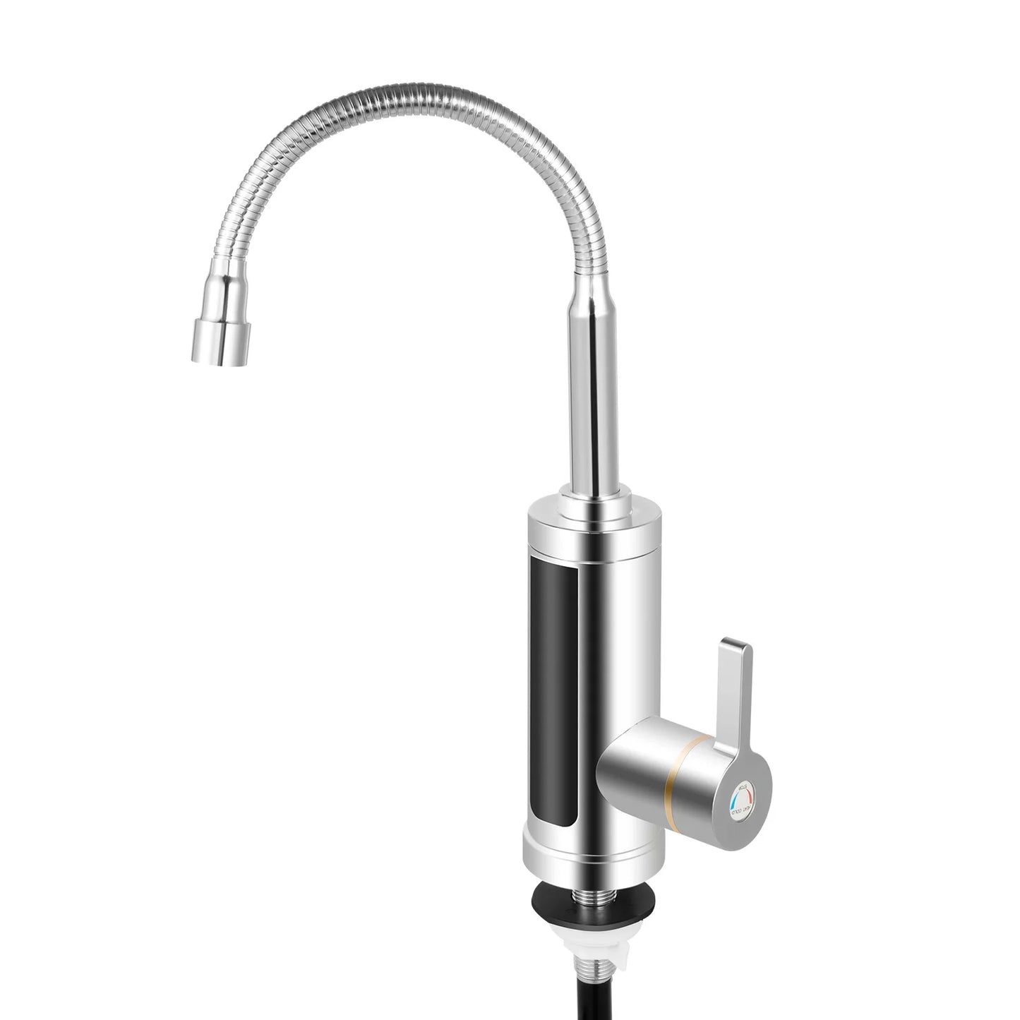 3000W Instant Electric LCD Faucet Instant Tap 360° Fast Heater Heating Hot/Cold Water Supply for Bathroom Kitchen