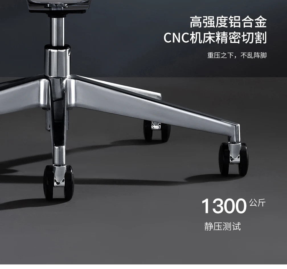 Bequemer Chefbürostuhl, luxuriöser grauer Designer-Drehstuhl, ergonomisch, tragbar, für das Home Office von Fotel Gaming