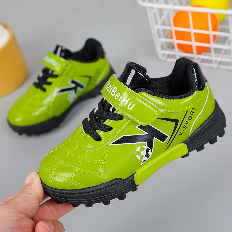 Soccer Cleats for Kids 2024 New Children Football Cleats Fashion Firm Ground Soccer Shoes.