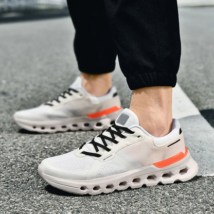 2025 Summer Cushion Men's Running Shoes Breathable Mesh Brand Sneakers Men Jogging Shoes Lightweight Non-Slip Men Athletic Shoes.