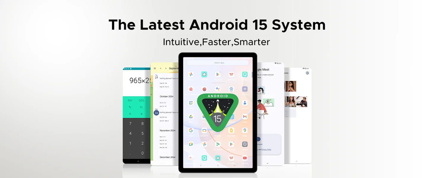 DOOGEE T36 Smart Tablet PC Android 15 12'' Display 32GB RAM (8GB+24GB) 256GB Unisoc T620 Octa Core 8800mAh Battery Widevine L1.