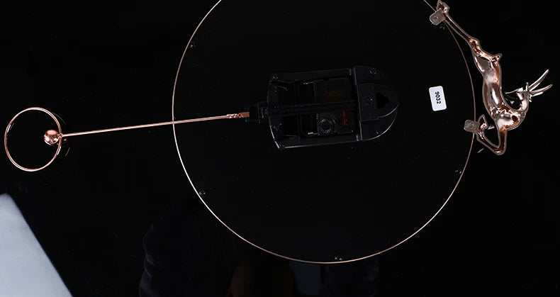 13-Zoll-Wanduhr mit verheißungsvollem Hirsch, nordisches kurzes Design, Wohnzimmer-Dekoration, Küche, Stummschaltung, Uhren, Kunst, Wanduhr, Heimdekoration, NEU