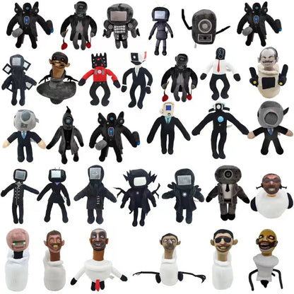 Skibidi Toilet Stuffed Plush Doll Toys Collectible Gifts for Kids Fans Adults Birthday Anime Game Figure Titan  TV Man Cameraman.