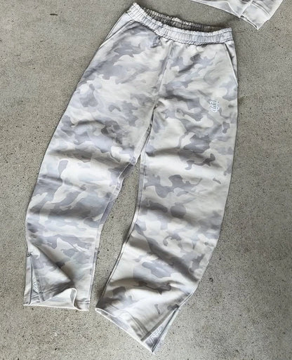 Camouflage Y2K Clothes Classic Retro Sport Tracksuit Men Women Oversized Zipper Hoodies Sweatshirts Gothic Sweatpants Streetwear.