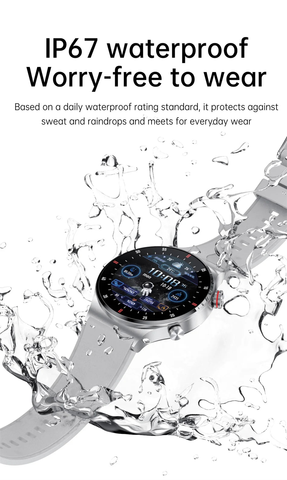 2025 NFC Bluetooth Call Smart Watch Men Full Screen GPS Sports Bracelet Waterproof ECG Health Monitor SmartWatch for IOS Android