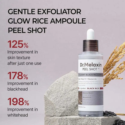80ml black rice white rice peeling exfoliating mild moisturizing and moisturizing essence.