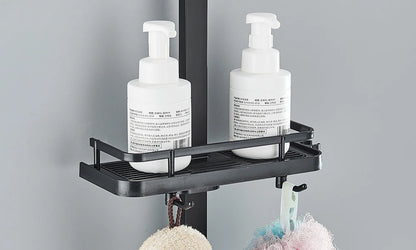 Black Thermostatic Shower Faucet Set For Bathroom Smart Display Hot Cold Water Mixer Tap Wall Mounted Rainfall System With Bidet