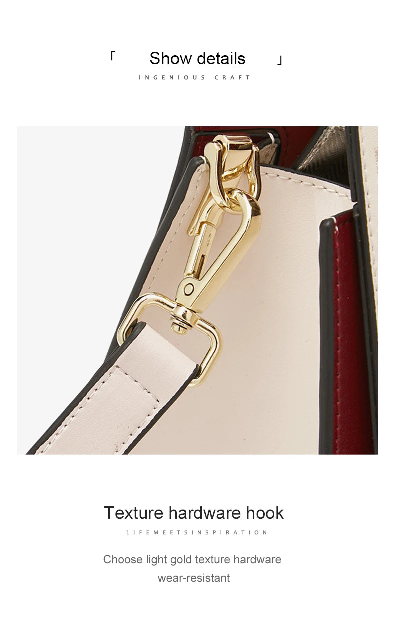 FOXER Split Leather 2025 Autumn Winter New Large Tote Handbag Women's Shoulder Bag Chinese Classic Embroidery Best Gift for Mom.