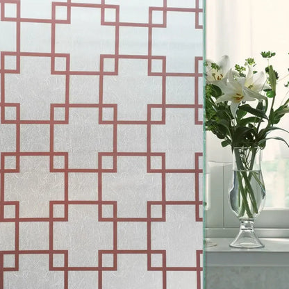 Frosted Window Film Privacy Stickers Opaque Vinyl for Kitchen Bathroom Office Living Room Matte White Glass Stained Decals.
