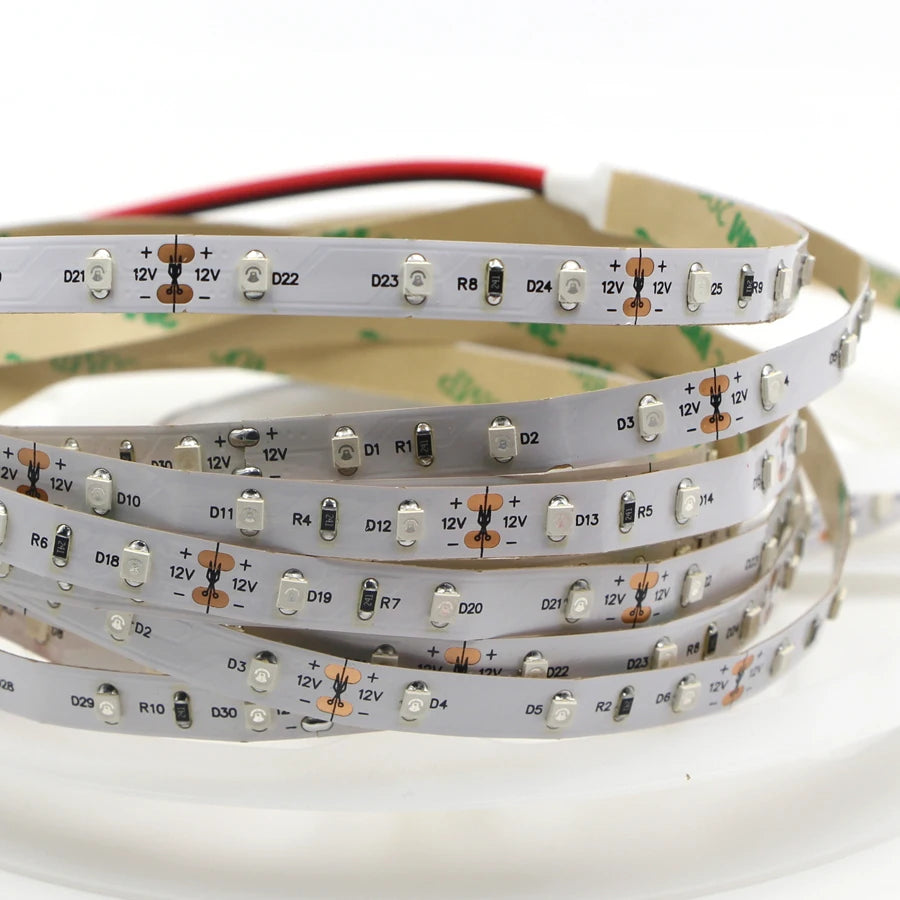 UV LED Strip Light 12/24V 60/120/240LEDS/M Ultraviolet LED Diode Ribbon SMD 2835 Purple Flexible Tape for DJ Fluorescence.