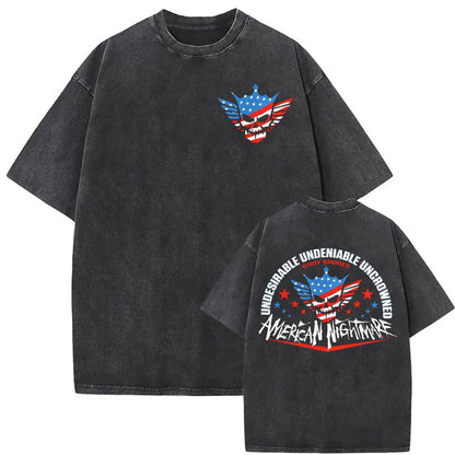 Cody Rhodes The American Nightmare Graphic T Shirt Men Women Fashion 90s Vintage Washed T Shirts Casual Cotton Oversized T-shirt.