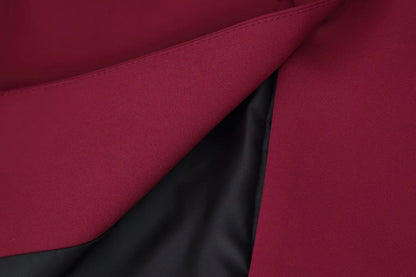 KONDALA 2025 Burgund Quaste Büro Dame Anzüge Einreiher Gerade Blazer + Moderne Gerade Lange Hosen Mode Weiblichen Anzug