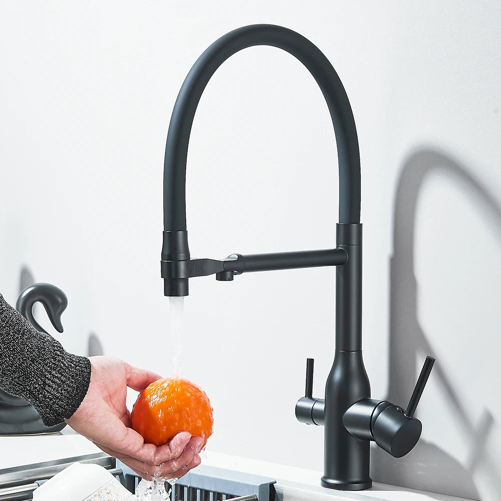 Filtered Kitchen Faucet Purification Tap With Magnetic Sprayer Kitchen Faucet Filtered Water Purification Feature Kitchen Tap