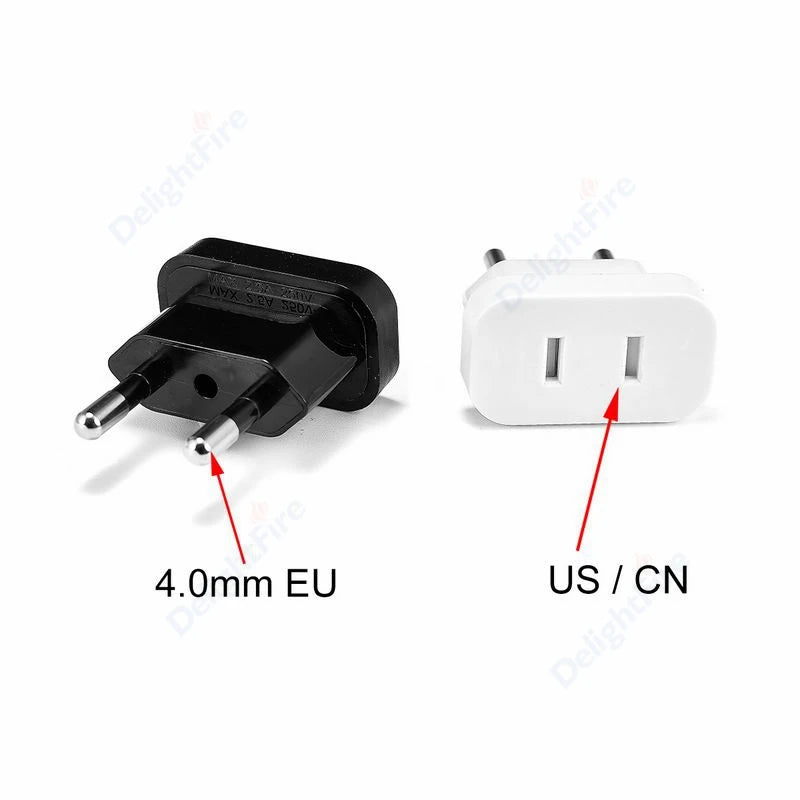 1 stücke Power Stecker Adapter UNS Zu EU Euro Europa Stecker Power Stecker Konverter Reise Adapter China CN zu EU Adapter steckdose.