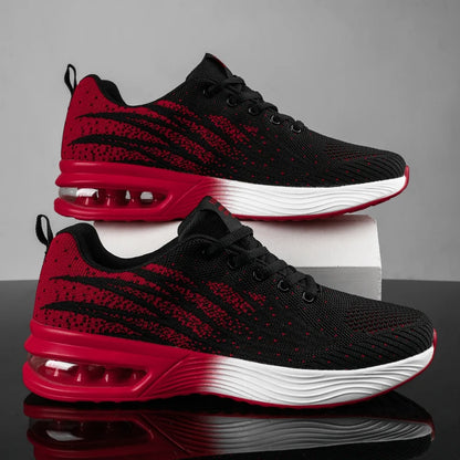 YRZL Men's Sneakers Summer Non Slip Breathable Mesh Tennis Shoes Male Lightweight Walking Shoes Casual Lace Up Sports Sneakers