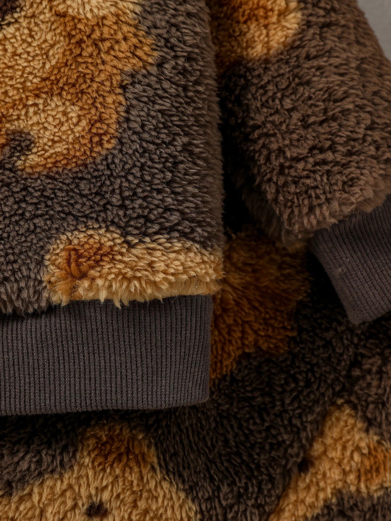 2024 neue Stil 6M-3Y Baby Unisex 2 stück Säuglings/Kleinkind Winter Niedlichen Kleinen Bären Plüsch Pullover Hosen Casual set.