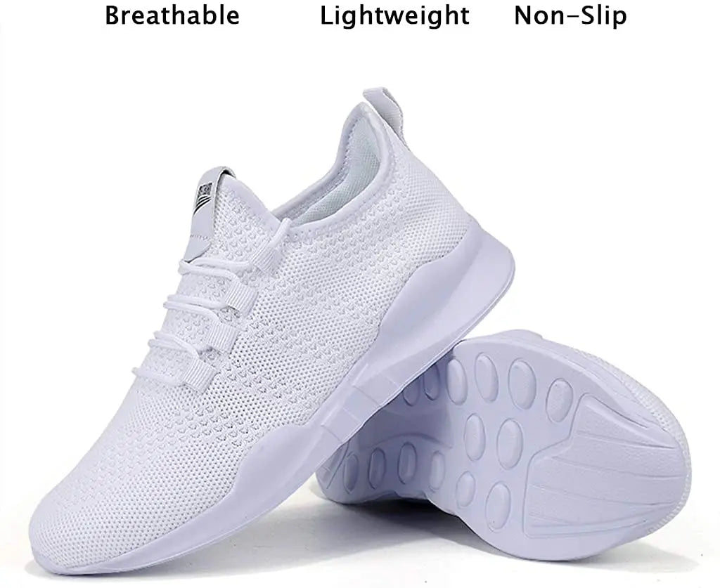 2024 Trend men's casual shoes light sneaker white large size outdoor breathable mesh fashion sports black running tennis shoes