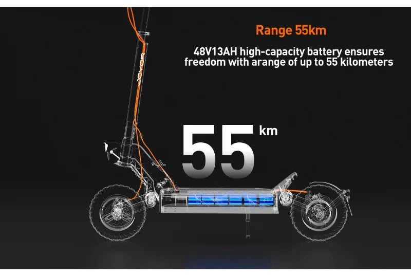 Joyor S5-Z Electric scooter 2000w dual Motor 60v18AH battery E-type foldable electric scooter high-response disc brake Escooter.