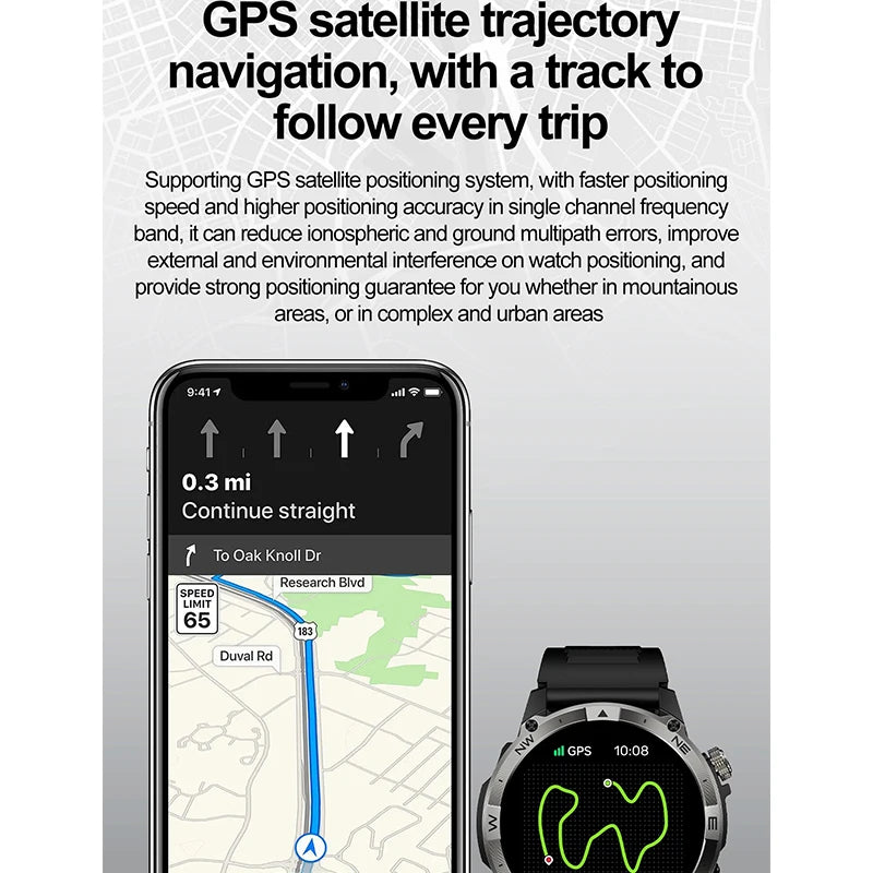 VALDUS VG40 PRO Smartwatch Man Woman AMOLED GPS  Bluetooth Call Heart Rate Voice Assistant Long battery life Sports Smart Watch.