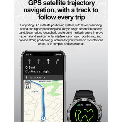 VALDUS VG40 PRO Smartwatch Man Woman AMOLED GPS  Bluetooth Call Heart Rate Voice Assistant Long battery life Sports Smart Watch.