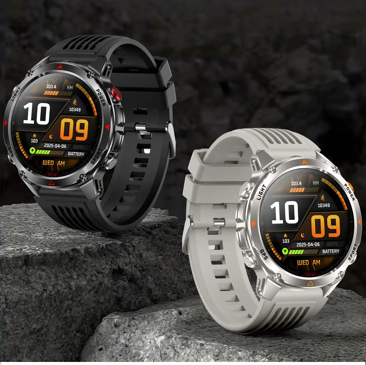 New Outdoors Military GPS Sports Smart Watch Women Dual-Band GNSS Compass Altimeter 3ATM Waterproof BluetoothCall Smartwatch Men