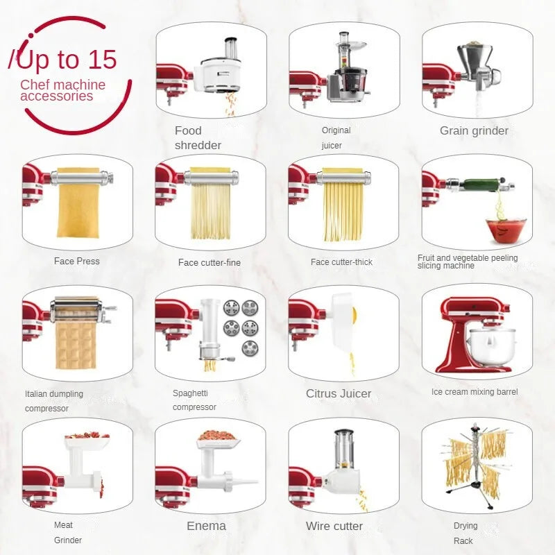 Powerful and Versatile 3.3L Tilt-Head Food Mixer for Home Use 5KSM3311XC Stand Mixer Cake 220V.